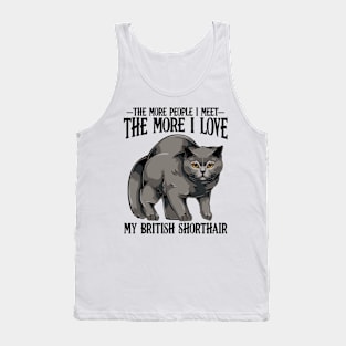 British Shorthair Cat Tank Top